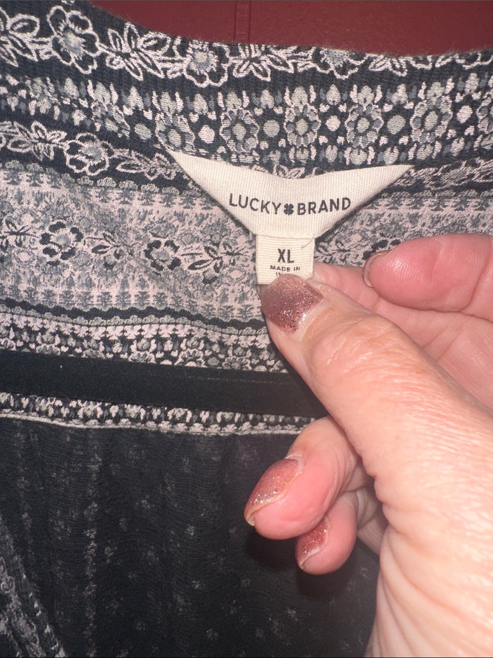 Lucky Brand Boho Tunic - Picture 2 of 3